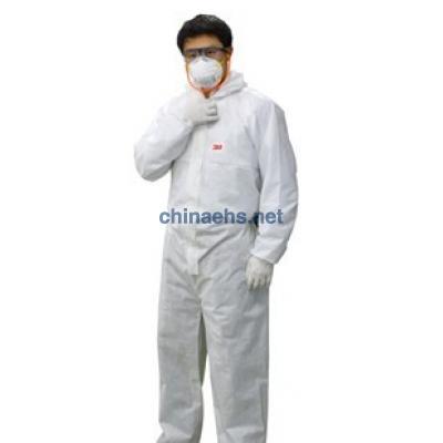 3M 4515 白色帶帽連體（Type5&6類防護(hù)）防護(hù)服（原4620升級(jí)）