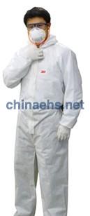 3M 4620 白色帶帽連體防護(hù)服（Type5&6類防護(hù)）